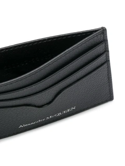 Shop Alexander Mcqueen Classic Card Holder - Black