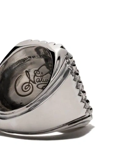 Shop Natural Instinct Vertex Of Element Ring In Silver