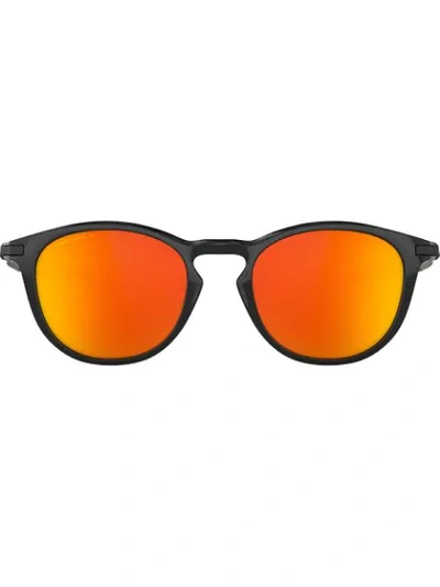 Shop Oakley Pitchman R Sunglasses In Orange
