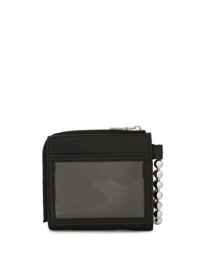 Shop Necessity Sense Necessity Necklace Wallet In Black