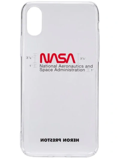 Shop Heron Preston Iphone Xs Cover - Neutrals