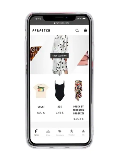 Shop Heron Preston Iphone Xs Cover - Neutrals