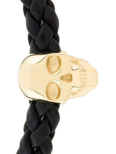 Shop Northskull Atticus Skull Bracelet In Black