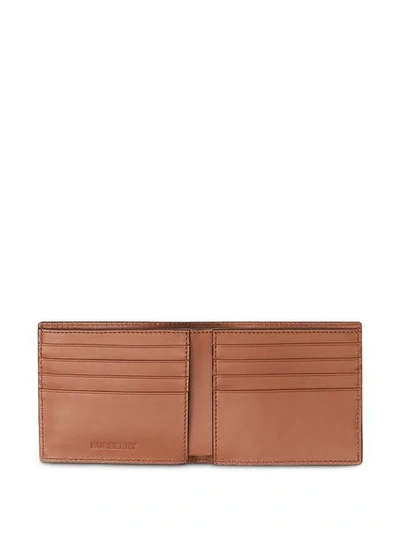 Shop Burberry Portemonnaie Mit "horseferry"-print In Brown