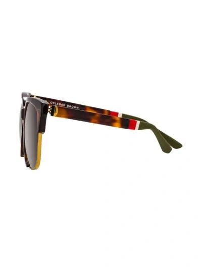 Shop Linda Farrow Orlebar Brown 48 C2 Sunglasses
