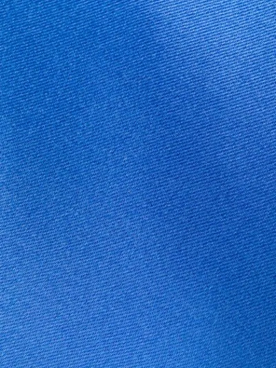 Shop Kiton Silk Tie In Blue