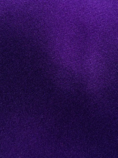 Shop Kiton Silk Tie - Purple