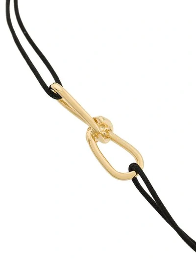 Shop Annelise Michelson Extra Small Wire Cord Bracelet - Black