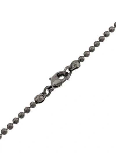 Shop Dsquared2 Ring Necklace In Metallic