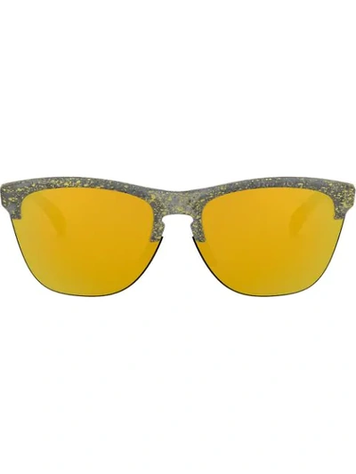 Shop Oakley Frogskins Lite Sunglasses In Yellow