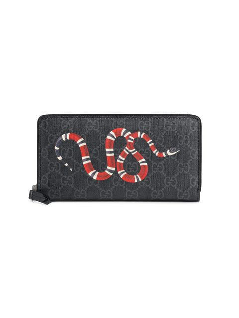 gucci wallet snake black