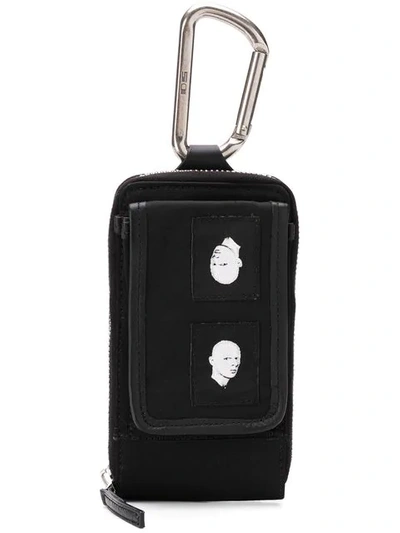 Shop Rick Owens Drkshdw Coin-pouch Keyring In Black