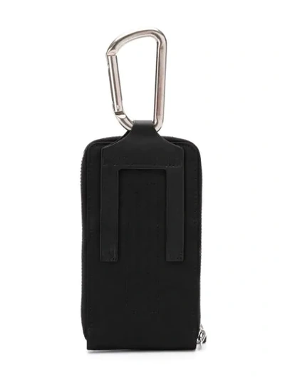 Shop Rick Owens Drkshdw Coin-pouch Keyring In Black