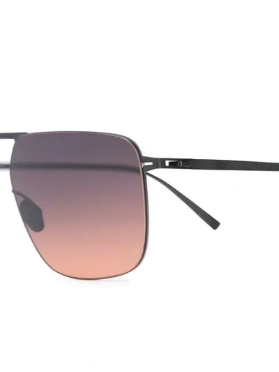 Shop Mykita Precious Metals Sunglasses In Black