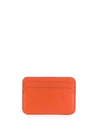 Shop Ami Alexandre Mattiussi Cardholder In Orange