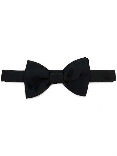 Shop Lanvin Evening Bow Tie In Black