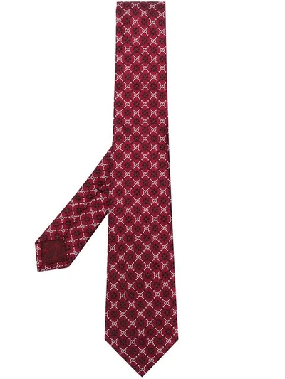 Shop Gucci Ghost Tie In 6277 Red
