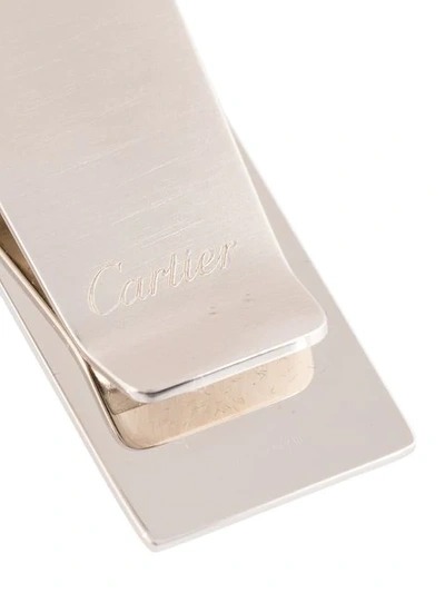 Pre-owned Cartier Logo Money Clip In Metallic