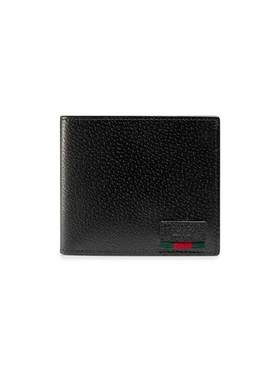 Shop Gucci Web Coin Wallet In Black