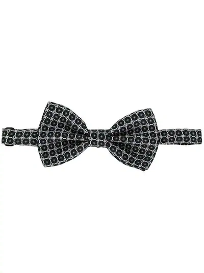 Shop Dolce & Gabbana Geometric Bow Tie In Black