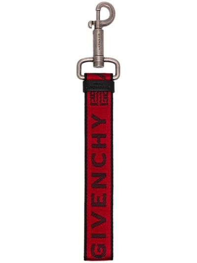 Shop Givenchy Schlüsselanhänger Mit Logo In Red