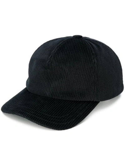 Shop Isabel Marant Corduroy Baseball Cap In Black