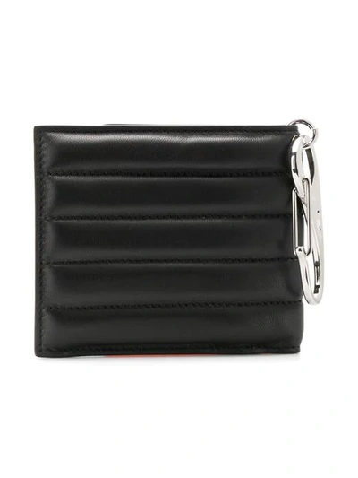 Shop Alexander Mcqueen Quilted Wallet In Black