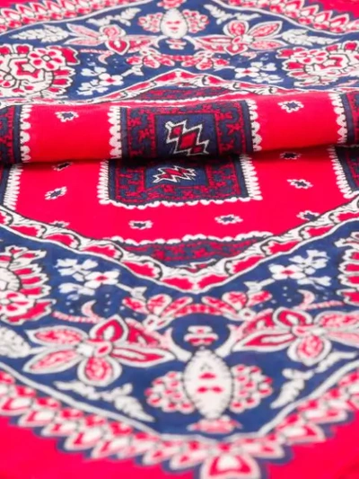 Shop Engineered Garments Bandana Print Scarf In Red