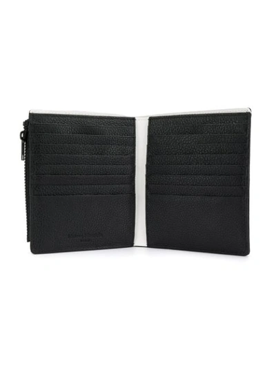 Shop Maison Margiela Textured Bifold Wallet In Black