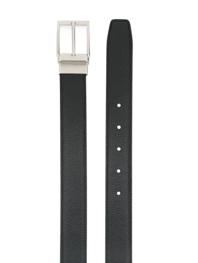 Shop Tod's Classic Buckled Belt In Black