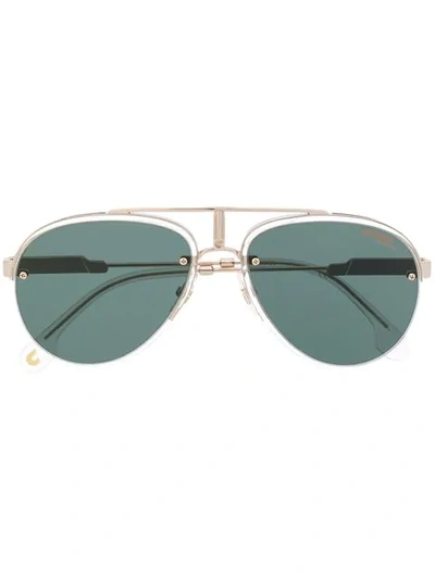 Shop Carrera Klassische Pilotenbrille In Silver
