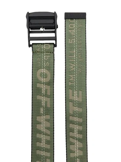 Shop Off-white Gürtel Mit Print In 4300 Military Green No Color