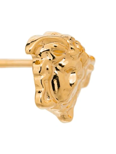 VERSACE MEDUSA HEAD STUD EARRINGS - 金色