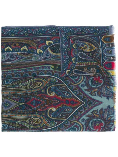 paisley print scarf