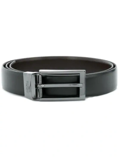 Shop Hugo Boss Reversible Belt In Black