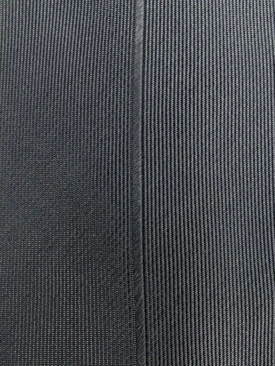 Pre-owned Yohji Yamamoto Vintage Ribbed Classic Tie In Grey