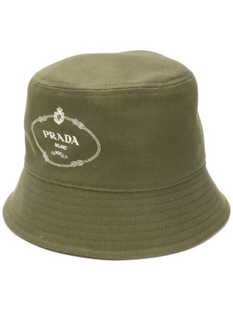 green prada bucket hat