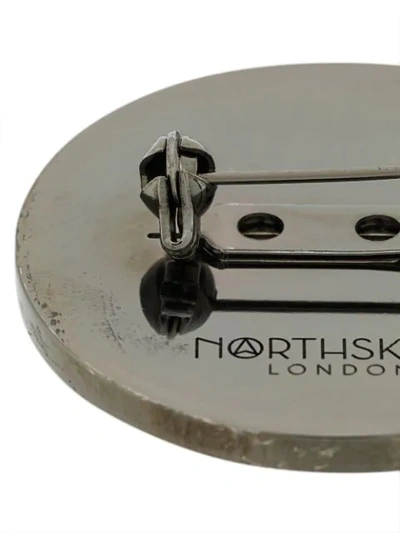 Shop Northskull Woto Pin In Metallic