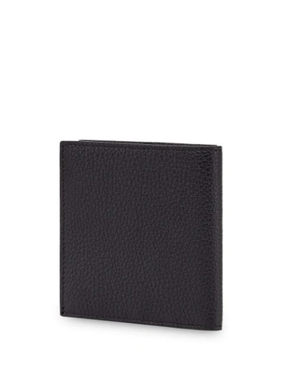 Shop Fendi Corner Bugs Bi-fold Wallet In Black