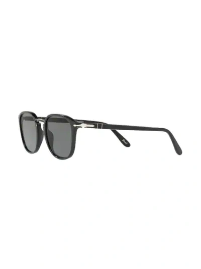 Shop Persol Square Sunglasses In Black