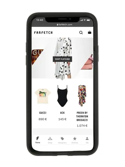 Shop Dolce & Gabbana Logo Iphone X Case In Grey