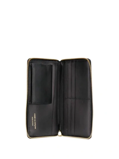 COMME DES GARÇONS SHIRT ZIP AROUND WALLET - 黑色