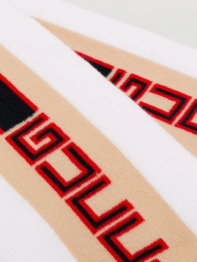 Shop Gucci Stripe Socks In White