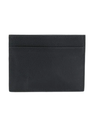Shop Giorgio Armani Classic Cardholder In Black