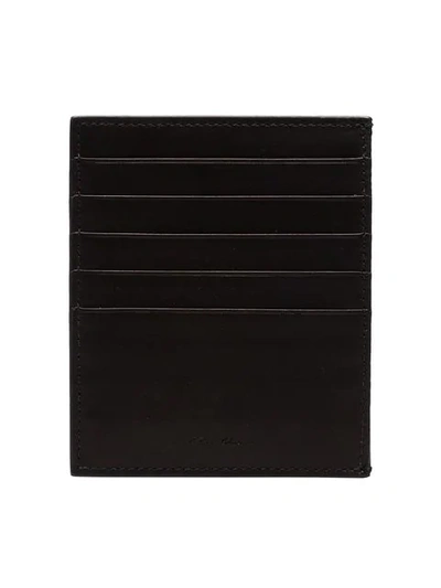 Shop Rick Owens Black Porta Leather Cardholder