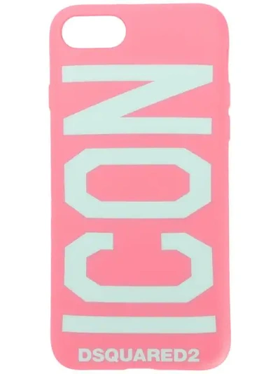 Shop Dsquared2 Icon Iphone 6/7 Case - Pink