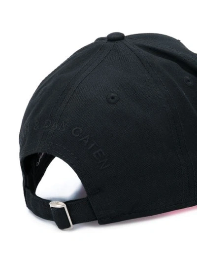DSQUARED2 VISOR DETAIL CAP - 黑色