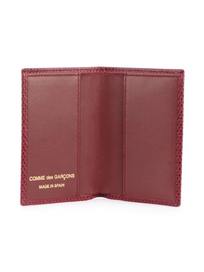 Shop Comme Des Garçons Luxury Group Billfold Wallet In Red