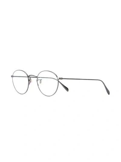 Shop Oliver Peoples 'coleridge' Glasses In Metallic
