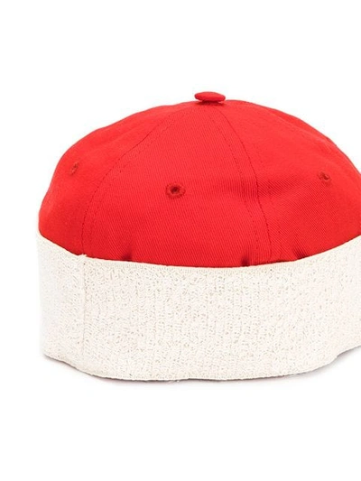 Shop Gucci Cap With Logo Headband In 6477 Red